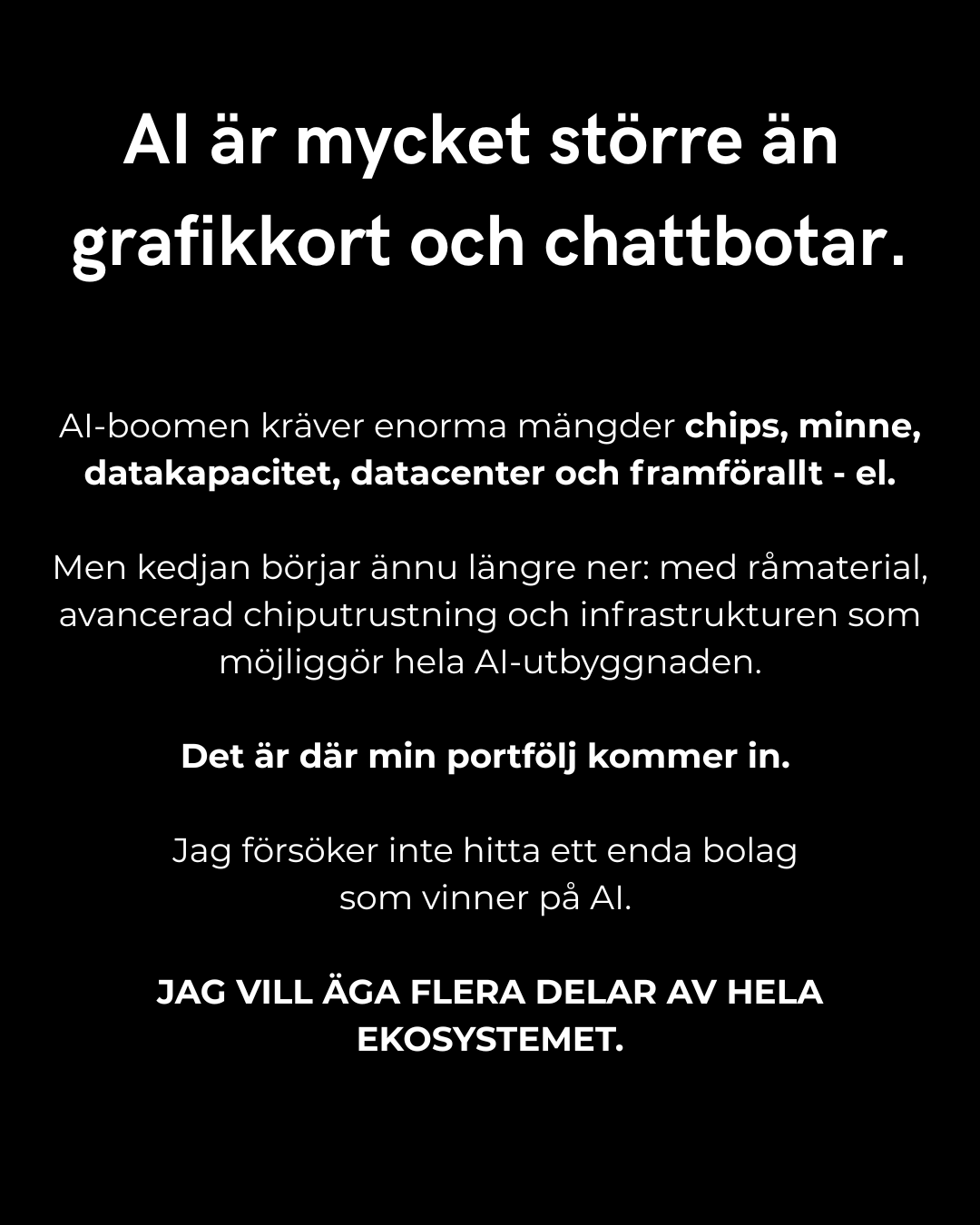 AI-portföljens halvledarkedja
